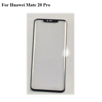 For Huawei Mate 20 Pro Mate20 pro Front LCD Glass Lens touchscreen Mate 20Pro Touch screen Panel Outer Screen Glass without flex