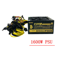 Bitcoin Miner Power Supply 1800W Eth Mining Machine ATX Switching PSU PC Server Source For RX470 480 570 GTX1060 1070 GPU Case