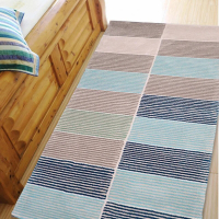 【Fuwaly】德國Esprit home寒弦地毯-70x140cm_ESP3801-02_格紋 柔軟 床邊毯