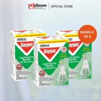 Baygon Liquid Electric Repeller Refill Mosquito Repel (3 x 21.9ml)
