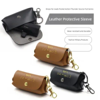 Power Bank Storage Protective Case for Mini Power Bank ,Portable Anti-loss Leather Protective Case,