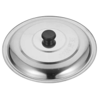 Cabilock Stainless Steel Cookware Pot Lid Pans Skillets Universal Cover Replacement Frying Pan Cast Iron Skillet 31Cm