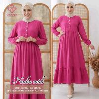 Nadia Midi Dress Polos Twill