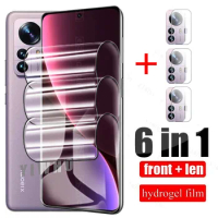 9D Curved Hydrogel Film For Xiaomi 12 Camera Tempered Glass For Xiaomi12 Pro Xaomi Mi 12X Mi12 X MI12X 12Pro Screen Protector