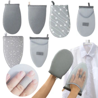 Handheld Mini Ironing Pad Heat Resistant Glove For Clothes Garment Steamer Sleeve Ironing Board Holder Portable Iron Table Rack