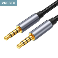 Jack 3.5 Audio Cable Male to Male 3.5mm Hifi Stereo Line Jack 3 5 for PC Xiaomi Oneplus Headphone Speaker MP3 Kabel Car Aux Cord