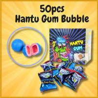 【Makanan Ringan】 QeQe Hantu Gum Bubble Gum Candy Childhood Halloween 50pcs
