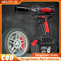 Impact wrench Cordless 98V 560N/M 2 baterai mesin impact buka baut bor impact baterai inpek pembuka 
