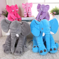 Elephant Plush Toy, Sleeping Companion, Calming, Suitable for Children and Babies, Children's Pillow