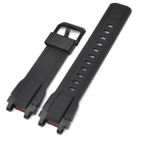 Rubber Watch Band For Casio MTG-B1000 G1000 Watches Accessories TPU Watch Strap Replacement stainless steel pin buckle Watchband