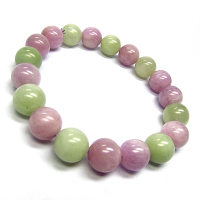 【小樂珠寶】紫綠鋰輝石手串手鍊(溫柔療癒能量)