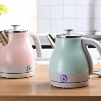220V 1L 1000w 304 stainless steel Automatic power off 60 degree insulation Portable Electric kettle 14.3x18cm