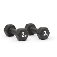 【adidas 愛迪達】六角健身啞鈴(2kg/2入)