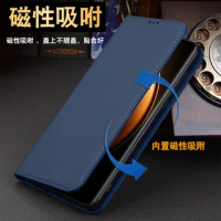 Luxury Genuine Leather Flip Phone Cases For Vivo S18 S17 S16 Pro X Note Xnote Leather Half Pack Phone Cover Case Shockproof
