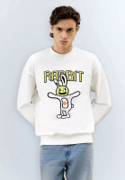 Urban Revivo Rabbit Patterned Sweatshirt