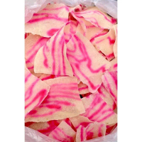krupuk singkong loreng mentah krupuk telo pohong