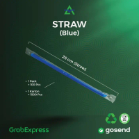 SEDOTAN BOBA STERIL BIRU - SEDOTAN MINUMAN BOBA 12MM