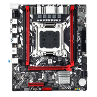 X79-F1 Desktop Motherboard with NVMe M.2 CPU Motherboard Set PCI-E16X/4X Gaming Mainboard for LGA2011 Pin DDR3 Memory M.2