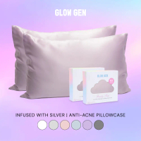On Sale GLOW GEN  Beauty Sleep Duo |   2x Anti-Acne Satin Pillowcases |   Silver infused