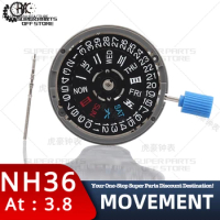 New Japanese Original Nh36 Movement Seiko Automatic Mechanical Movement Nh36a Double Calendar Movement Instead of 4r36/7s36