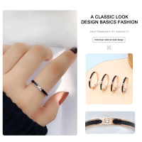 【YY】Beberapa Cincin Mata Cincin Besi Tanpa Stain Cincin Wanita sederhana