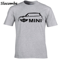 男士 T 恤最新款式 Mini Cooper Print 汽車男士個性圖形灰色