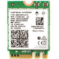 adapter for Intel AX200 NGFF Wifi 6 Bluetooth 5.0 Card AX200NGW 802.11ac/ax Dual Band Wireless ngff card