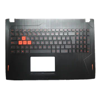 Laptop PalmRest&amp;keyboard For ASUS FX502VM FX60VM Black Top case Spanish SP keyboard With Backlit