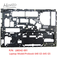 L66542-001 Black New Original For HP Probook 640 G4 640 G5 645 G5 Bottom Case Lower Case Base Cover D Shell