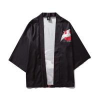 Yukata Man Japanese Traditional Orient Ethnic Cardigan Kimono Haori Women Unisex Thin Loose Outfits Asian Streetwear Fashion