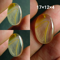 Natural Batu Akik Motif Gambar Simbol Logo Nomor Angka 7 Hoki Antik 3