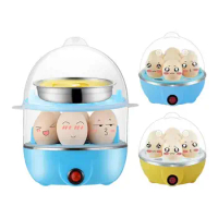 7 Eggs Boiler Steamer Multi Function Rapid Electric Egg Cooker Auto-Off Generics Omelette Cooking Kitchen Tools