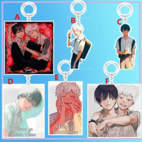 Anime Keychain Hikaru ga Shinda Natsu Hikaru Yoshiki Acrylic Keyring strap Figure Hanging Accessories 6cm
