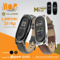 MIJOBS MiBand 6 Leather Wrist Strap Kulit for Xiaomi Mi Band 6 / 5 / 4 / 3