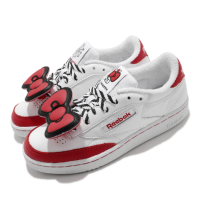 Reebok 休閒鞋 Club C 85 運動 女鞋 海外限定 聯名 kitty 球鞋穿搭 白 紅 EH3051