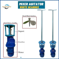 AGITATOR MIXER 1.5kw 2hp 4pole 3phase with gear box 100rpm kimia mixer