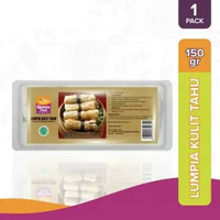 QUEEN FOOD LUMPIA KULIT TAHU 180GR ISI 10PCS HALAL KEECHO DIMSUM