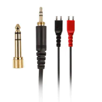 Replacement Cable for Sennheiser HD25 HD25-1 HD265 HD535 HD545 HD560 HD565 HD580 HD600 HD650 Headphones Gold Plated Audio Lead
