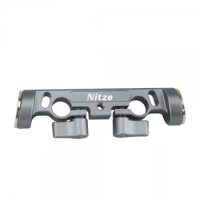 NITZE DOUBLE 15MM ROD CLAMP WITH ARRI ROSETTE - N15