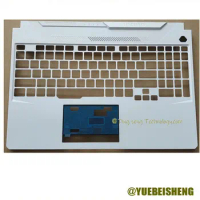 YUEBEISHENG New/org For ASUS TUF Gaming 8 F15 FX506 FA506 Palmrest US keyboard upper cover,White
