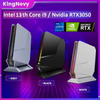 Kingnovy Mini Gamer PC 13th Gen Intel i9 12900H i7 12700H Nvidia RTX 3050 8G PCIE4.0 DDR4 3x4K WiFi6 Windows 11 Gaming Computers