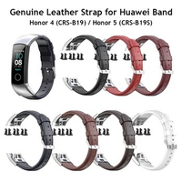 Strap for Honor Band 5 Wrist Bracelet for Honor Band 4 Wristbands Genuine Leather Strap for Huawei Honor Band 5 Accessories
