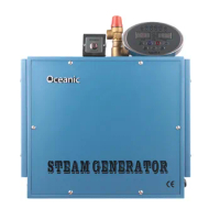 Oceanic steam generator 4kw with digital controller wet sauna steam generator