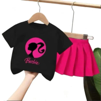Baju Anak Perempuan Setelan Barbie Rok Anak Cantik 1-5 Tahun / Fashion Anak Terlaris / Pakaian Anak 