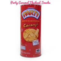 PARTY CARAMEL POTATO CHIPS 120G KEROPOK POTATO