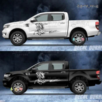 Car sticker FOR Ford Ranger wildtrack body exterior with fashionable sports decal accessories for F150 decal