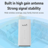 Wireless Router 300Mbps CPE 4G WiFi Router 3 RJ45 with SIM Card Slot Wide Coverage Internal Antenna for Indoor Outdoor