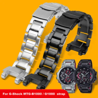 Strap accessories for CASIO G-Shock watch metal stainless steel strap MTG-B1000 / G1000 resin adhesive strap