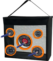Shooting Practice Target Toy Storage Mesh Bag Compatible with Nerf Darts, Portable & Foldable Dart Z