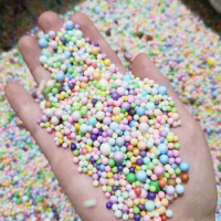 2-3.5mm 4-6mm 7-9mm Colorful Styrofoam Mini Foam Decorative Ball DIY Craft Supplies Diy Bead Toys Slime Filler